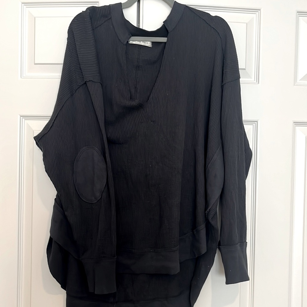 S Free People Oversized Henley